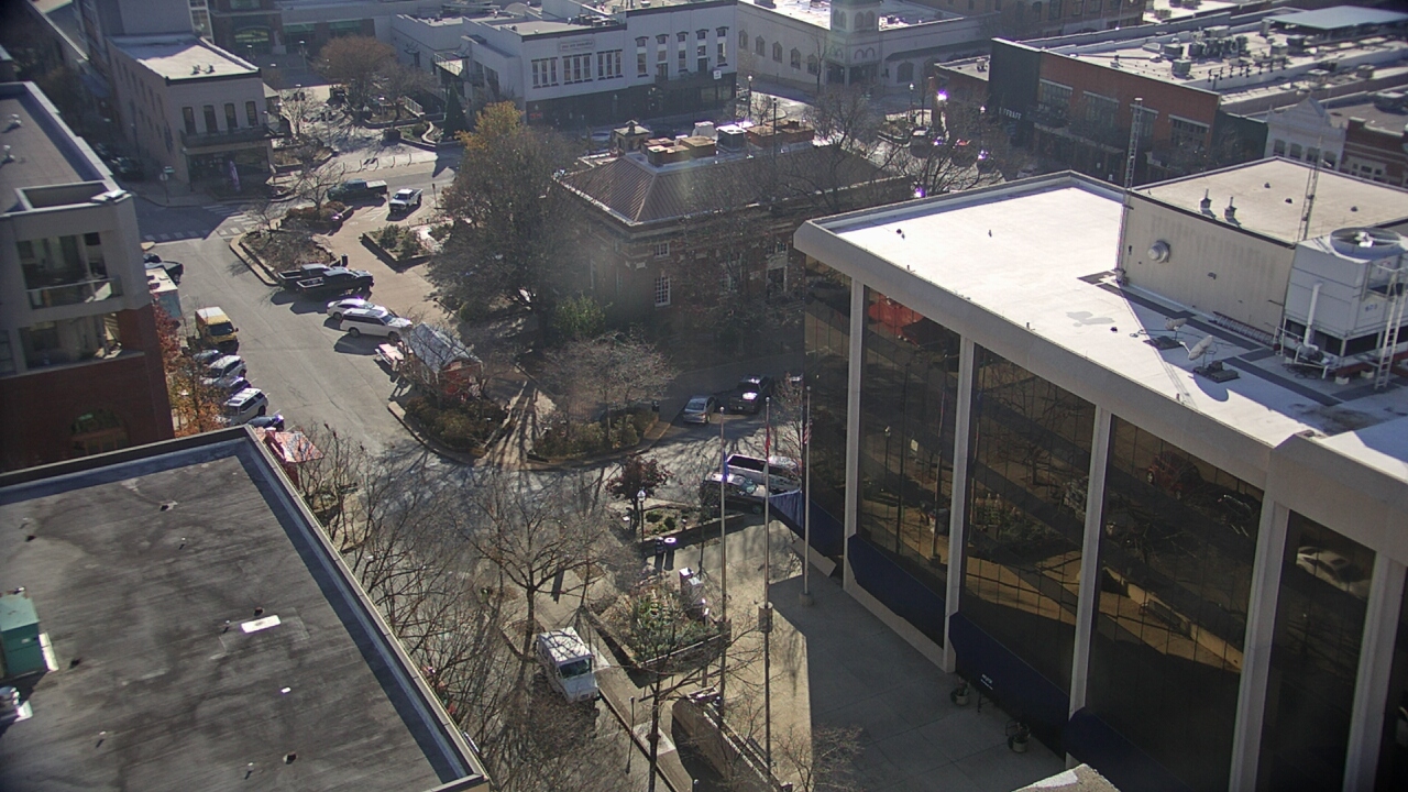 Thumbnail for current weather camera view from The Graduate Hotel in Fayetteville, Arkansas