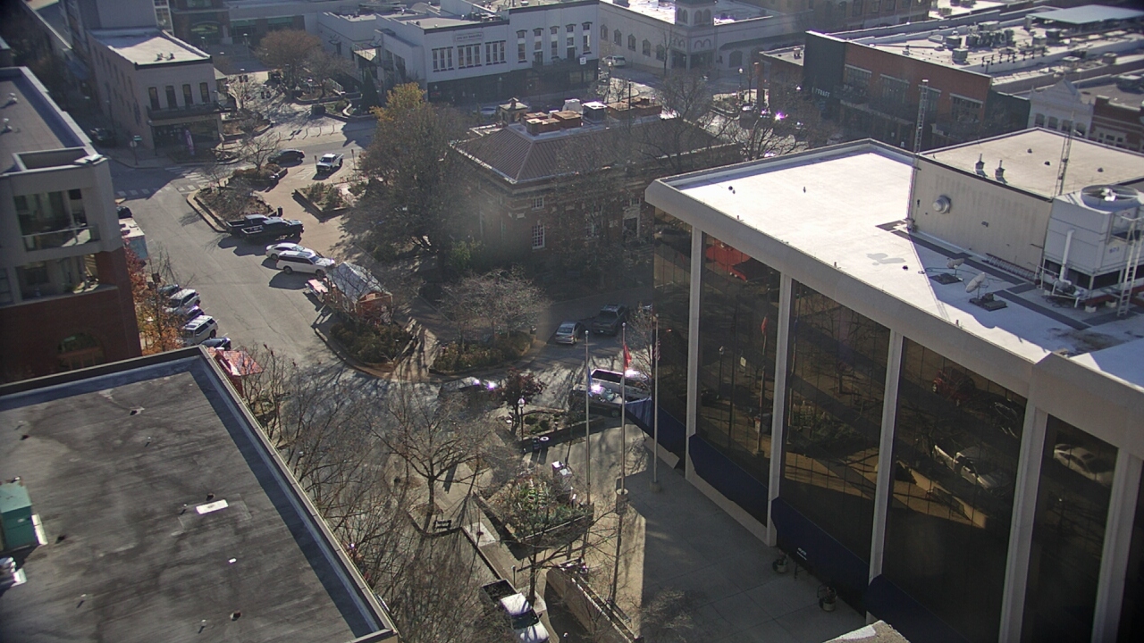 Thumbnail for current weather camera view from The Graduate Hotel in Fayetteville, Arkansas