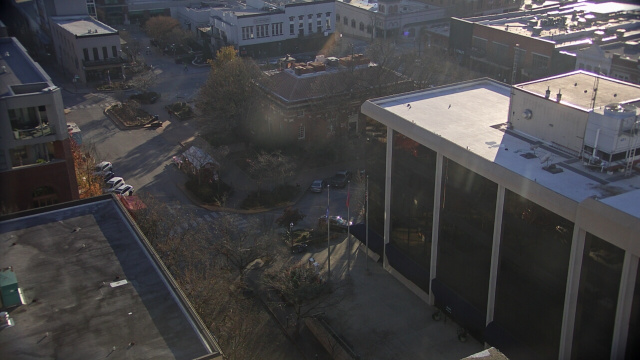 Thumbnail for current weather camera view from The Graduate Hotel in Fayetteville, Arkansas