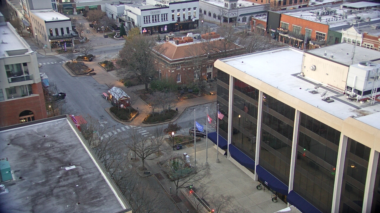 Thumbnail for current weather camera view from The Graduate Hotel in Fayetteville, Arkansas