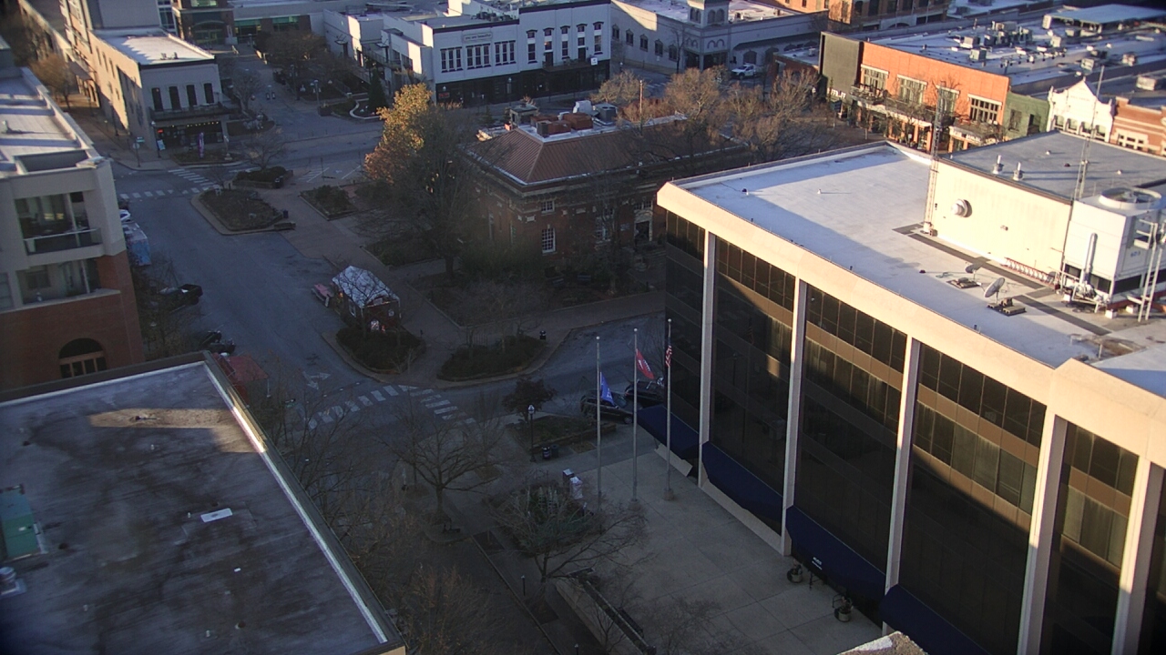 Thumbnail for current weather camera view from The Graduate Hotel in Fayetteville, Arkansas
