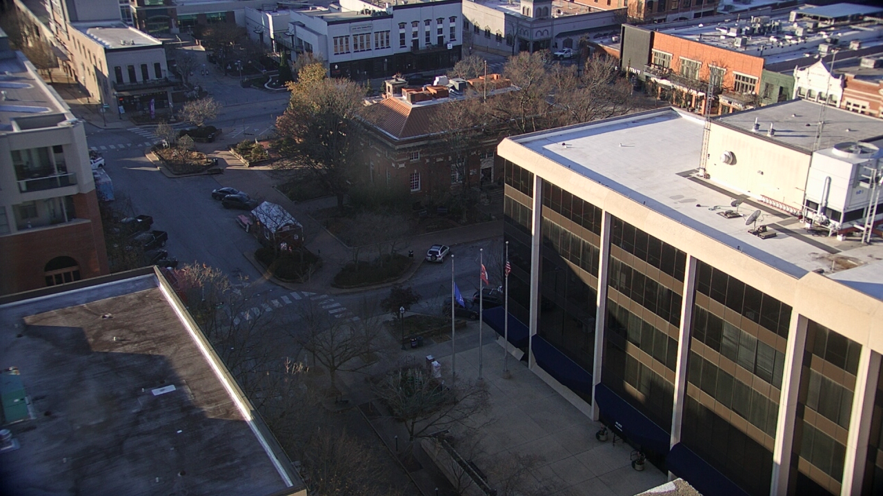 Thumbnail for current weather camera view from The Graduate Hotel in Fayetteville, Arkansas