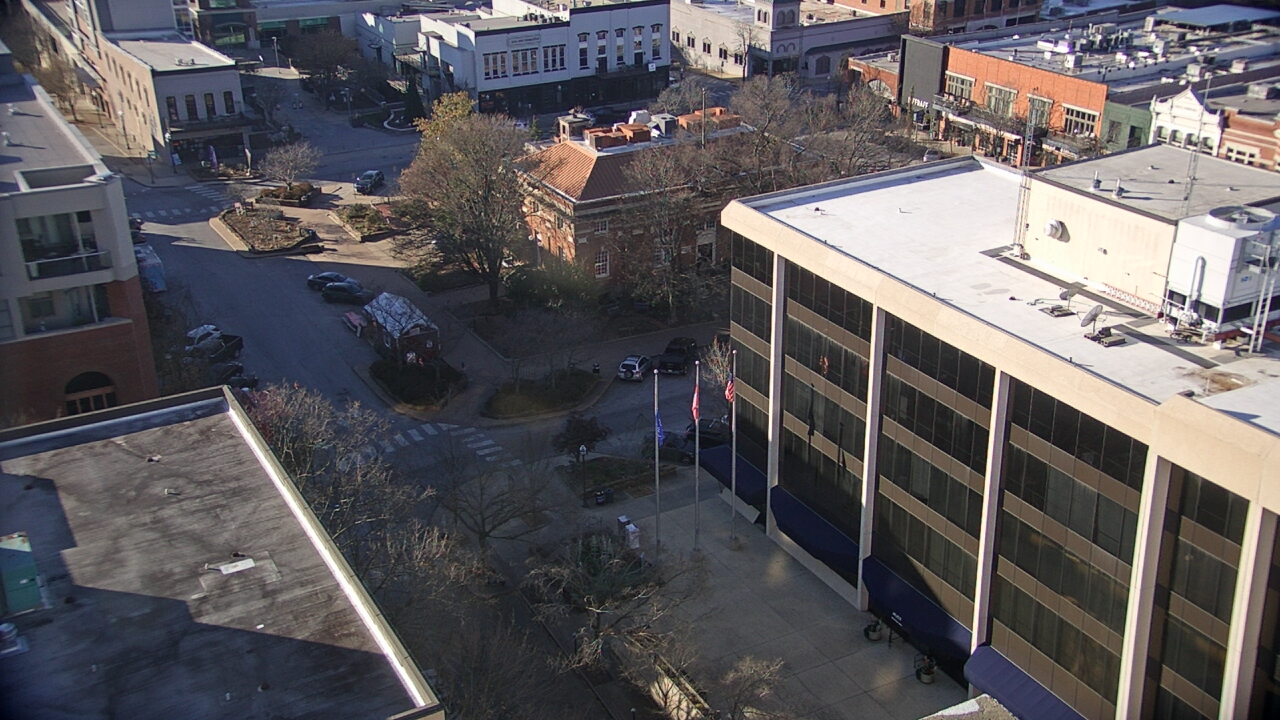Thumbnail for current weather camera view from The Graduate Hotel in Fayetteville, Arkansas