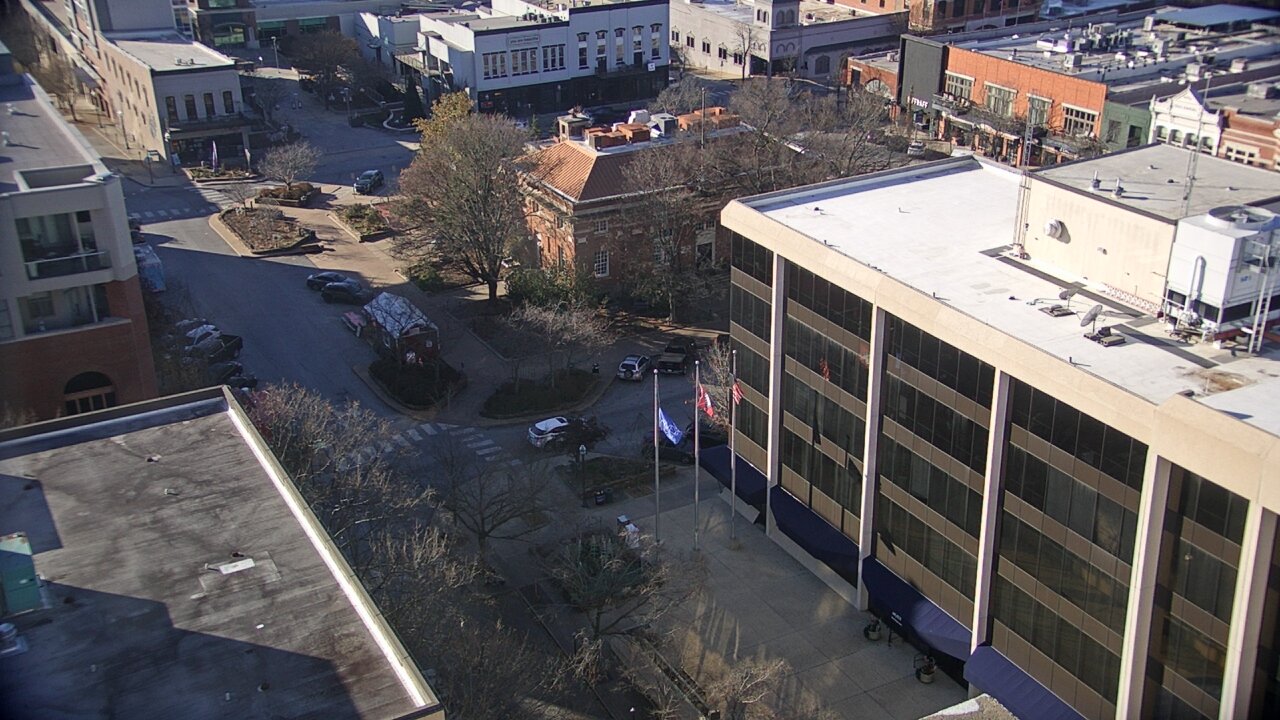 Thumbnail for current weather camera view from The Graduate Hotel in Fayetteville, Arkansas