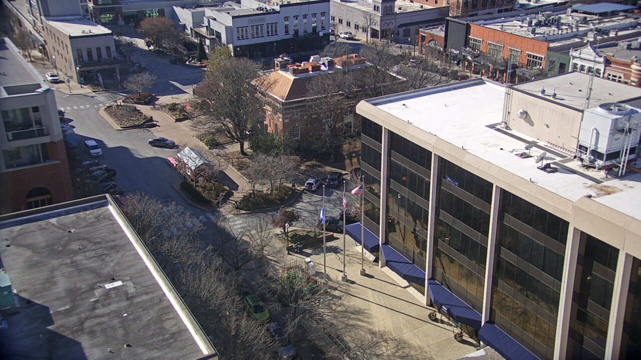 Thumbnail for current weather camera view from The Graduate Hotel in Fayetteville, Arkansas