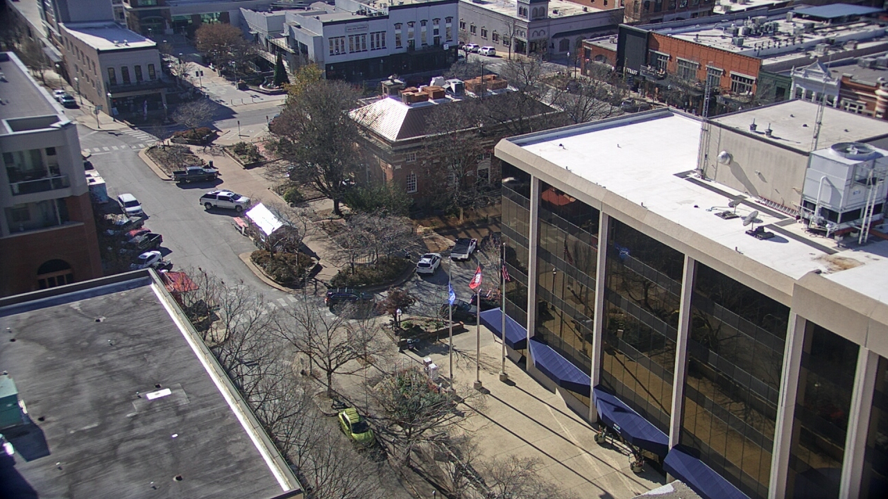 Thumbnail for current weather camera view from The Graduate Hotel in Fayetteville, Arkansas