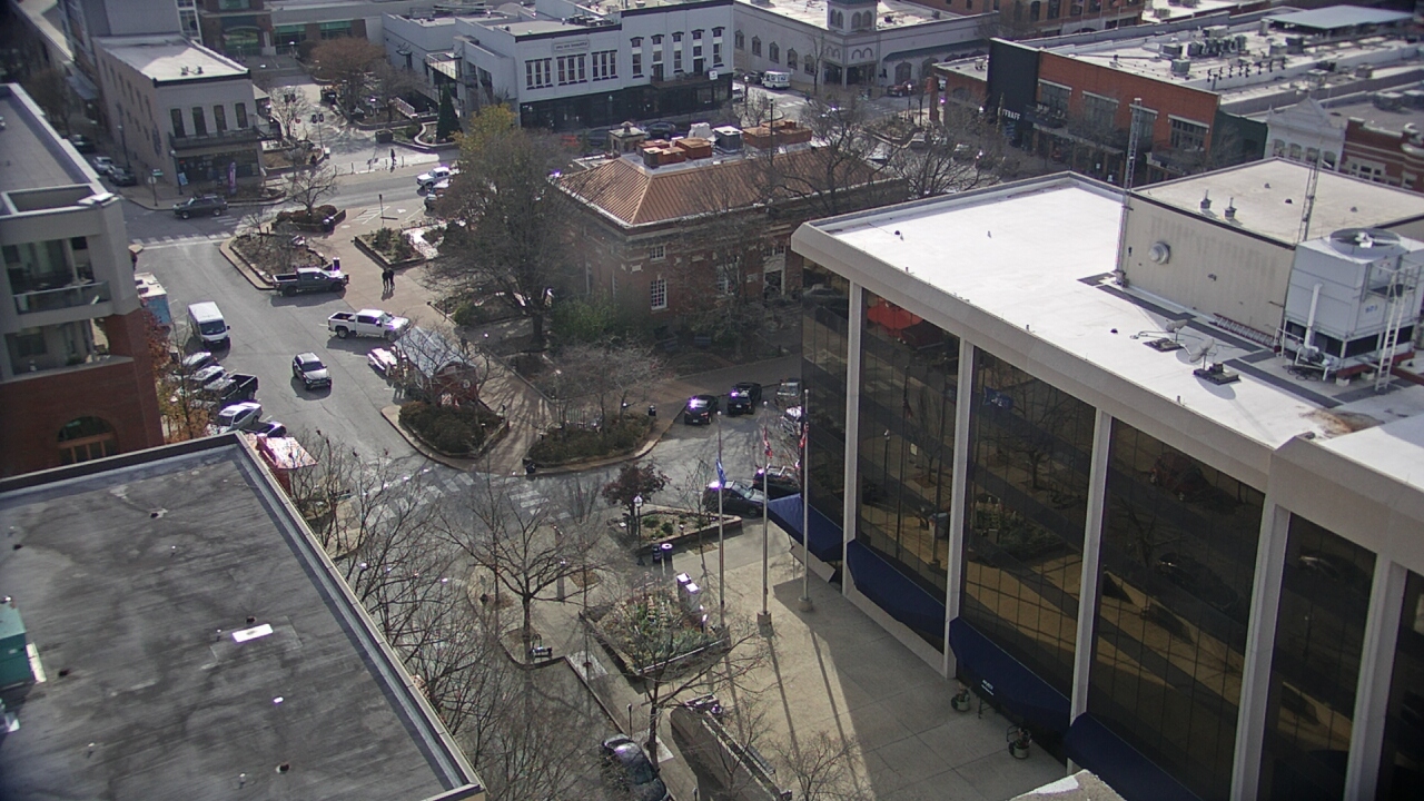 Thumbnail for current weather camera view from The Graduate Hotel in Fayetteville, Arkansas