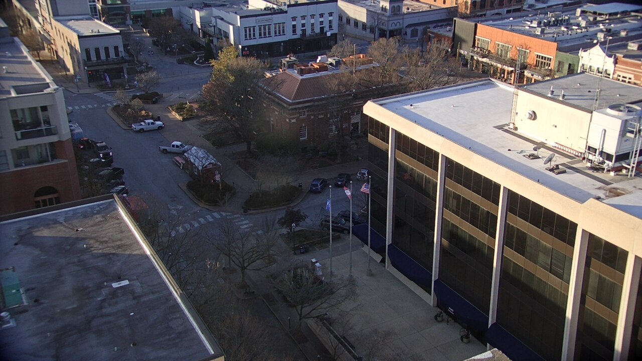 Thumbnail for current weather camera view from The Graduate Hotel in Fayetteville, Arkansas
