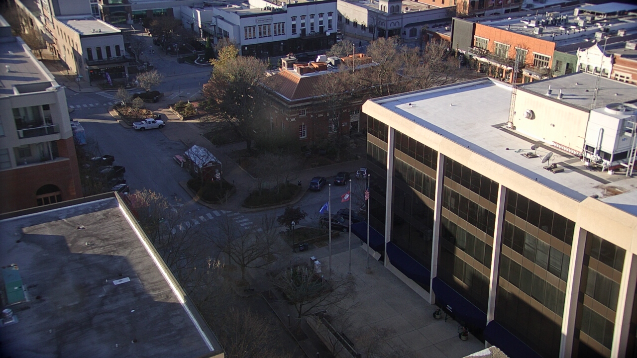 Thumbnail for current weather camera view from The Graduate Hotel in Fayetteville, Arkansas