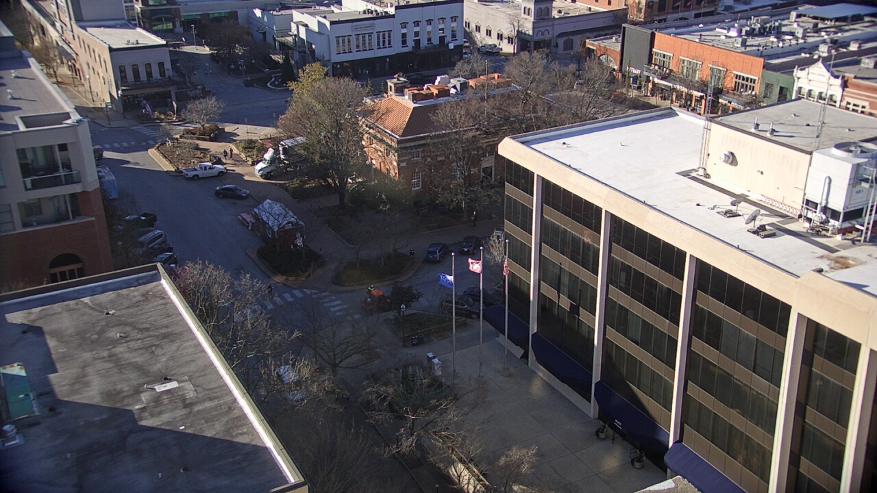 Thumbnail for current weather camera view from The Graduate Hotel in Fayetteville, Arkansas