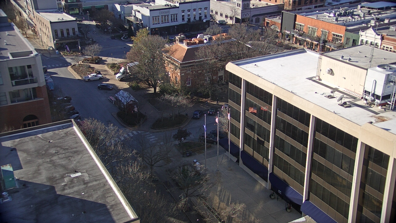 Thumbnail for current weather camera view from The Graduate Hotel in Fayetteville, Arkansas