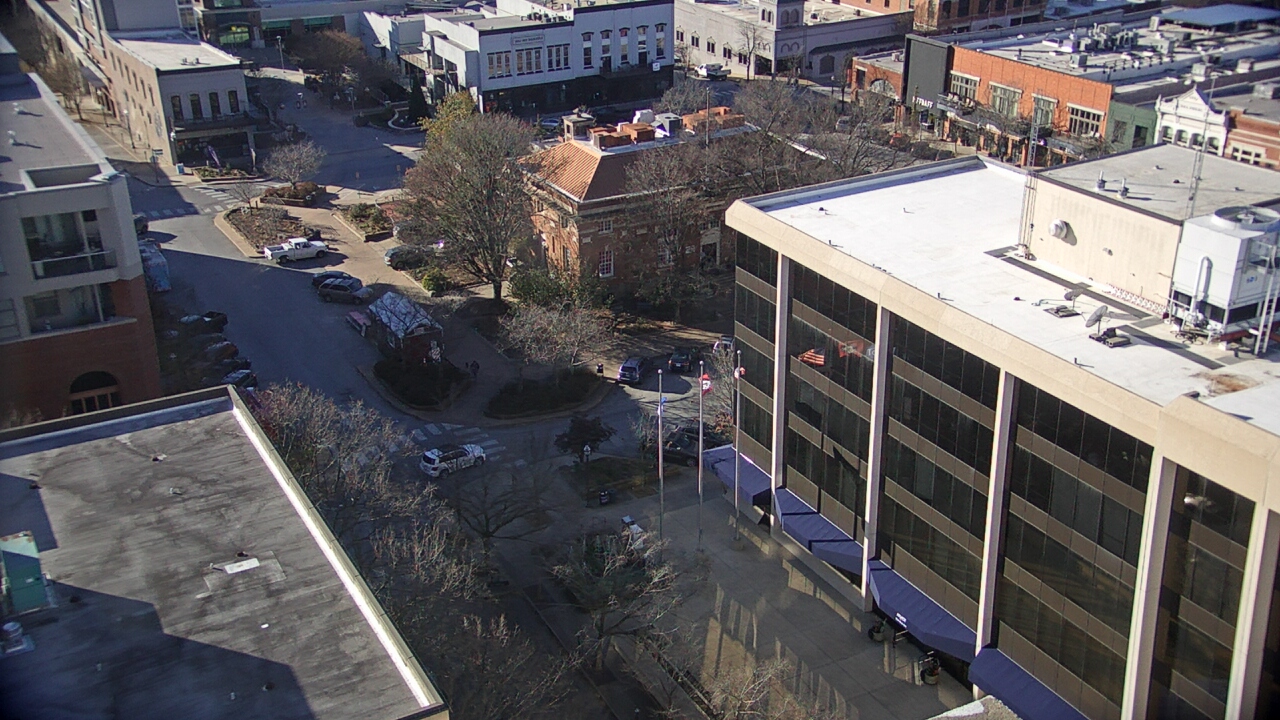 Thumbnail for current weather camera view from The Graduate Hotel in Fayetteville, Arkansas