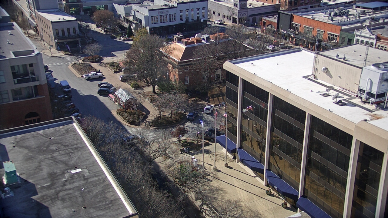 Thumbnail for current weather camera view from The Graduate Hotel in Fayetteville, Arkansas