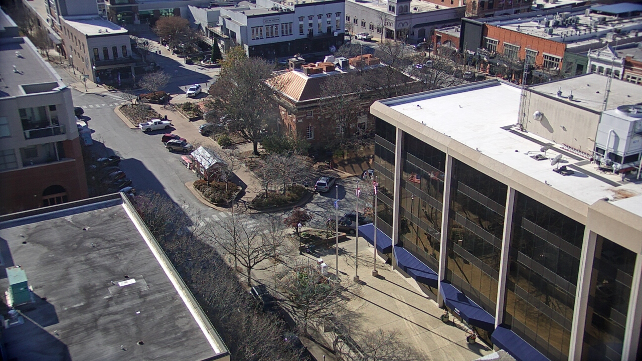 Thumbnail for current weather camera view from The Graduate Hotel in Fayetteville, Arkansas