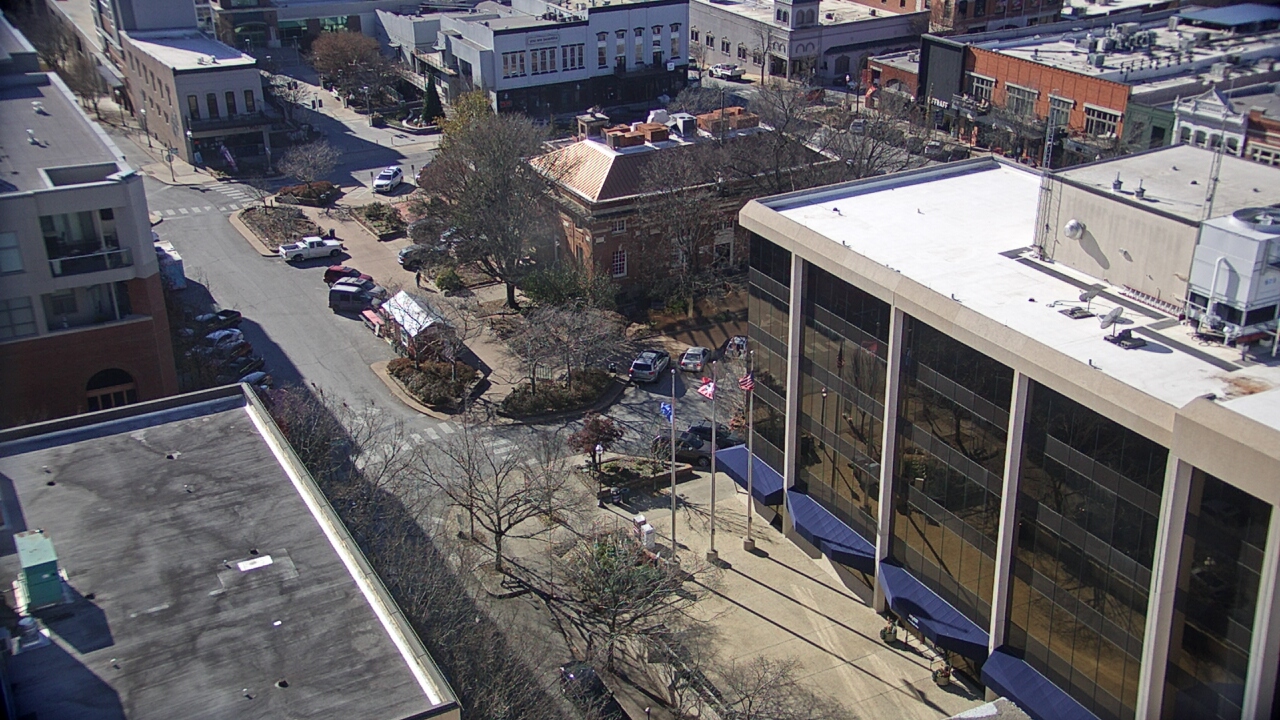 Thumbnail for current weather camera view from The Graduate Hotel in Fayetteville, Arkansas