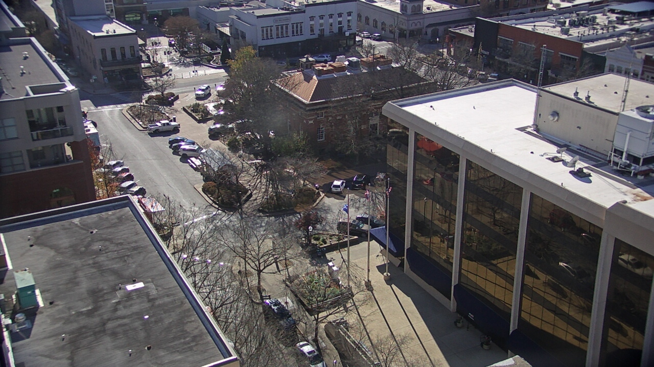 Thumbnail for current weather camera view from The Graduate Hotel in Fayetteville, Arkansas