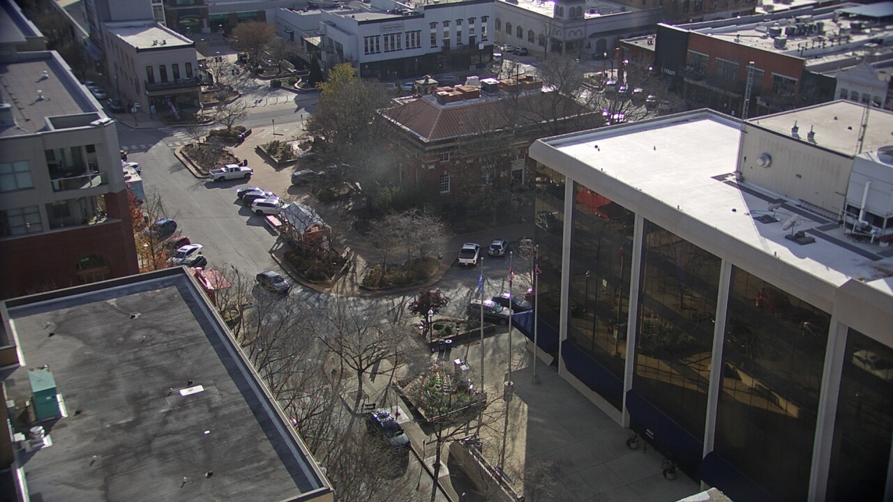 Thumbnail for current weather camera view from The Graduate Hotel in Fayetteville, Arkansas