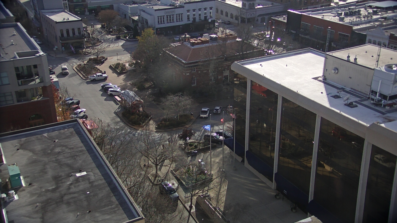 Thumbnail for current weather camera view from The Graduate Hotel in Fayetteville, Arkansas