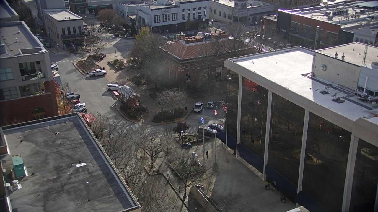 Thumbnail for current weather camera view from The Graduate Hotel in Fayetteville, Arkansas