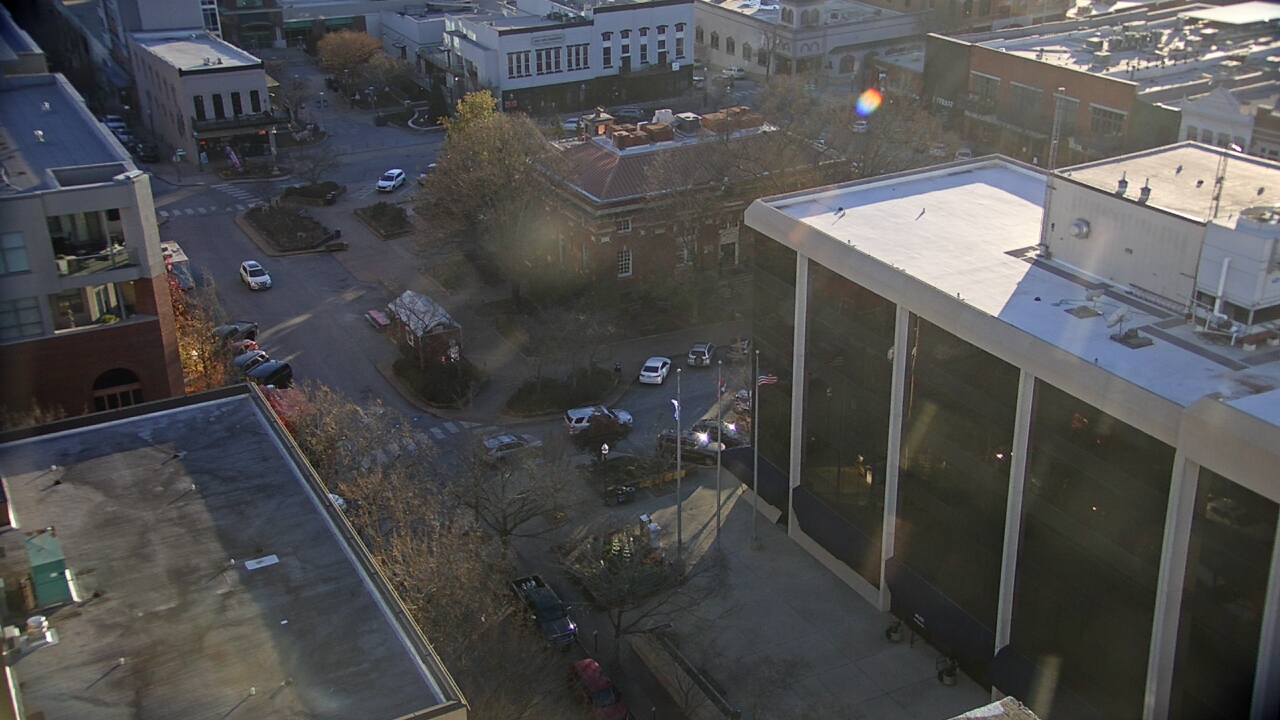 Thumbnail for current weather camera view from The Graduate Hotel in Fayetteville, Arkansas