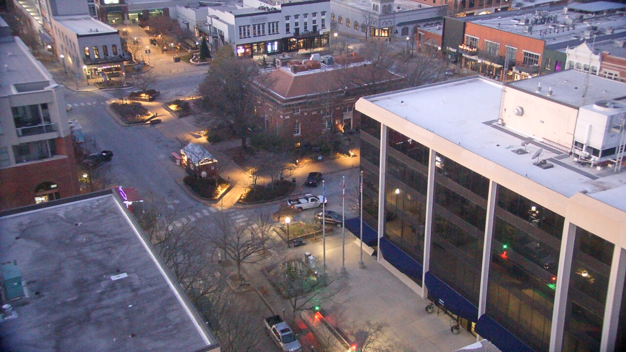 Thumbnail for current weather camera view from The Graduate Hotel in Fayetteville, Arkansas