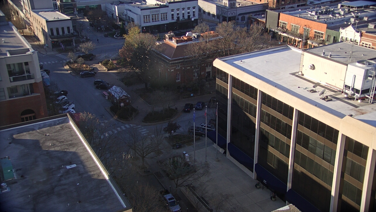 Thumbnail for current weather camera view from The Graduate Hotel in Fayetteville, Arkansas