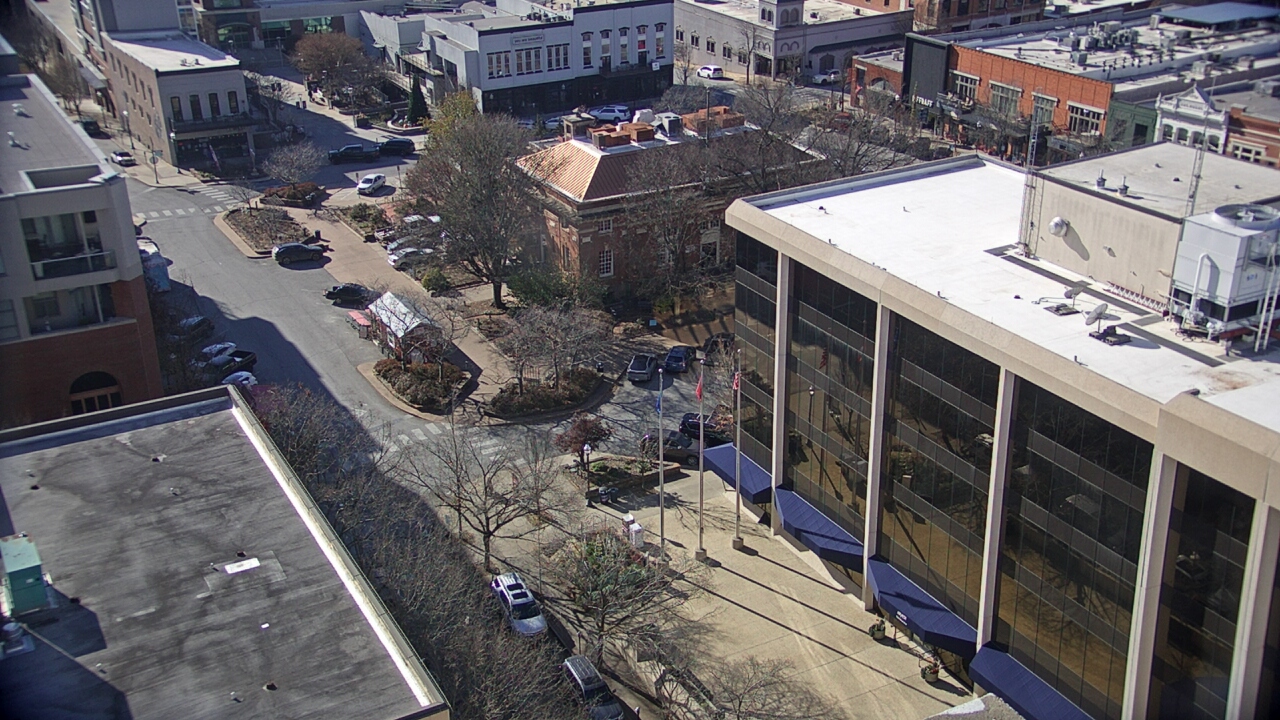 Thumbnail for current weather camera view from The Graduate Hotel in Fayetteville, Arkansas