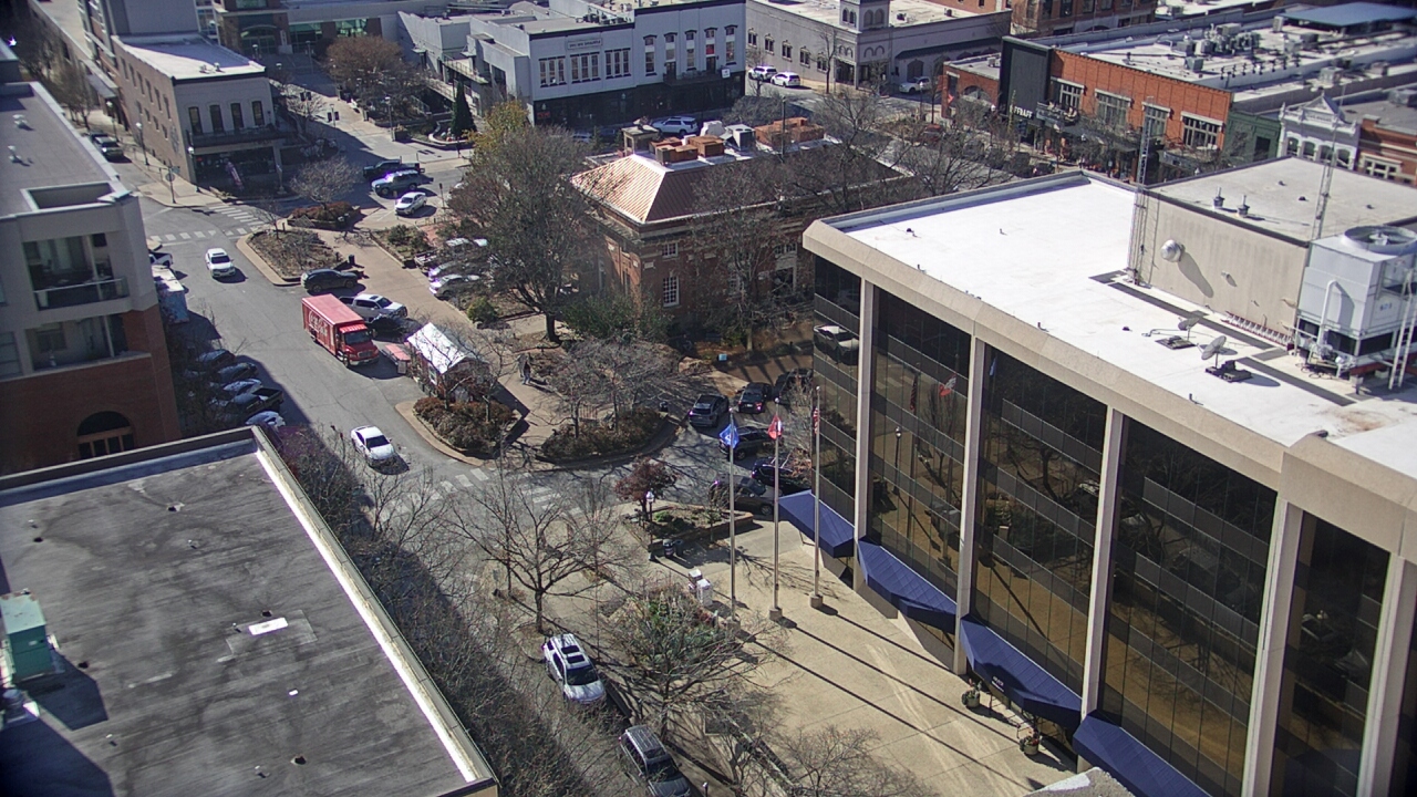 Thumbnail for current weather camera view from The Graduate Hotel in Fayetteville, Arkansas