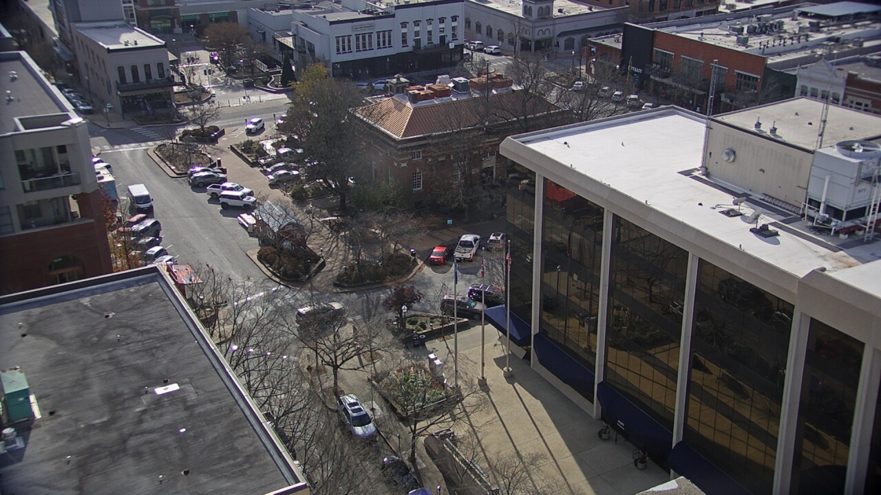 Thumbnail for current weather camera view from The Graduate Hotel in Fayetteville, Arkansas