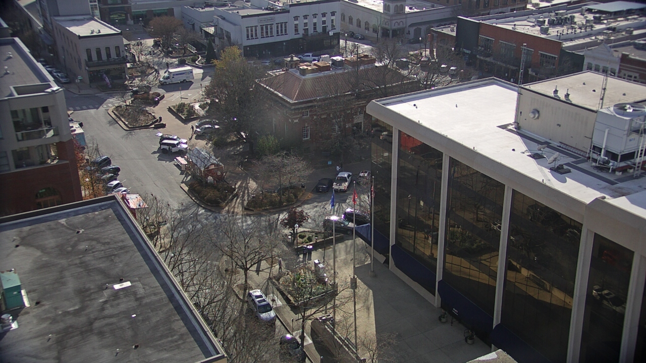 Thumbnail for current weather camera view from The Graduate Hotel in Fayetteville, Arkansas