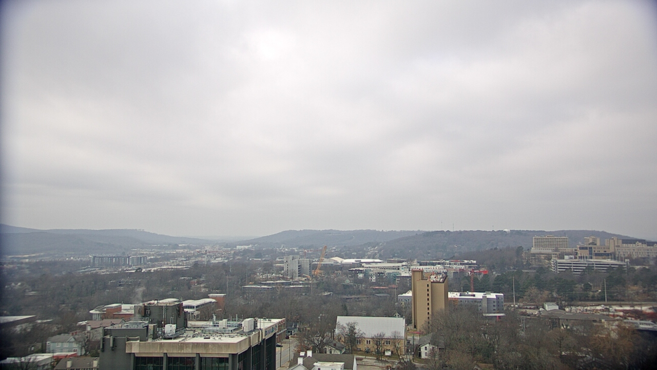 Thumbnail for current weather camera view from The Graduate Hotel in Fayetteville, Arkansas