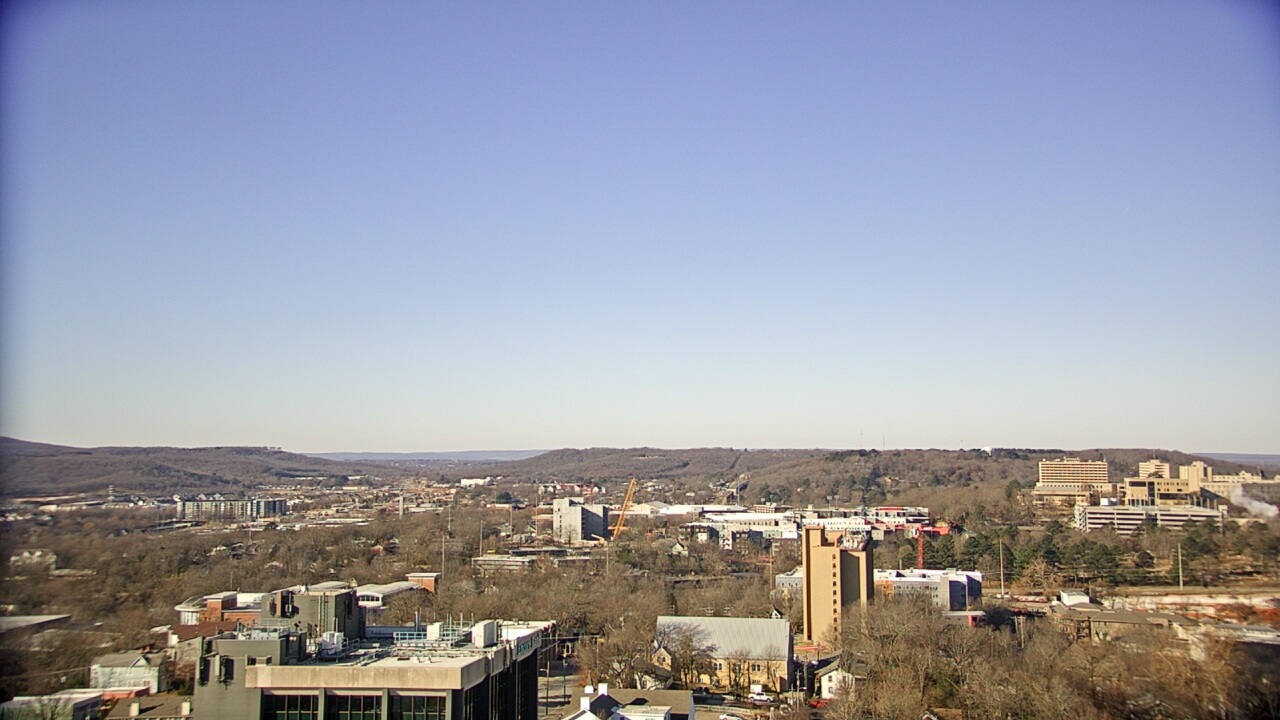 Thumbnail for current weather camera view from The Graduate Hotel in Fayetteville, Arkansas