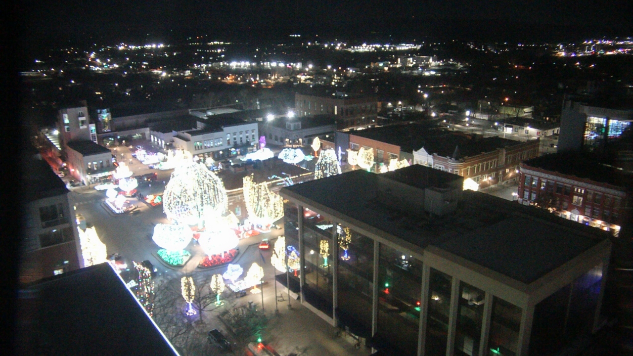 Thumbnail for current weather camera view from The Graduate Hotel in Fayetteville, Arkansas