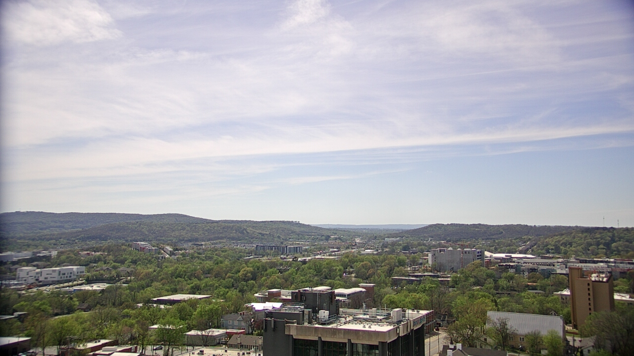 Thumbnail for current weather camera view from The Graduate Hotel in Fayetteville, Arkansas