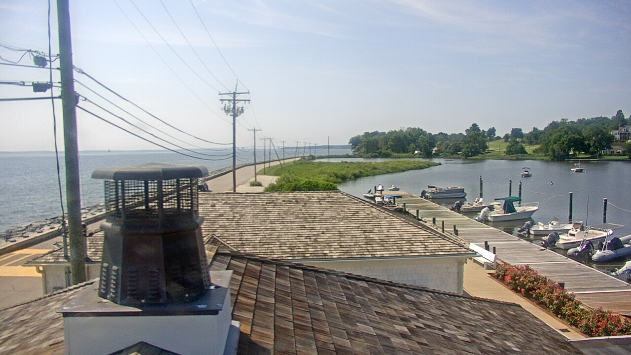 Thumbnail for current weather camera view from Gibson Island Club in Gibson Island, Maryland