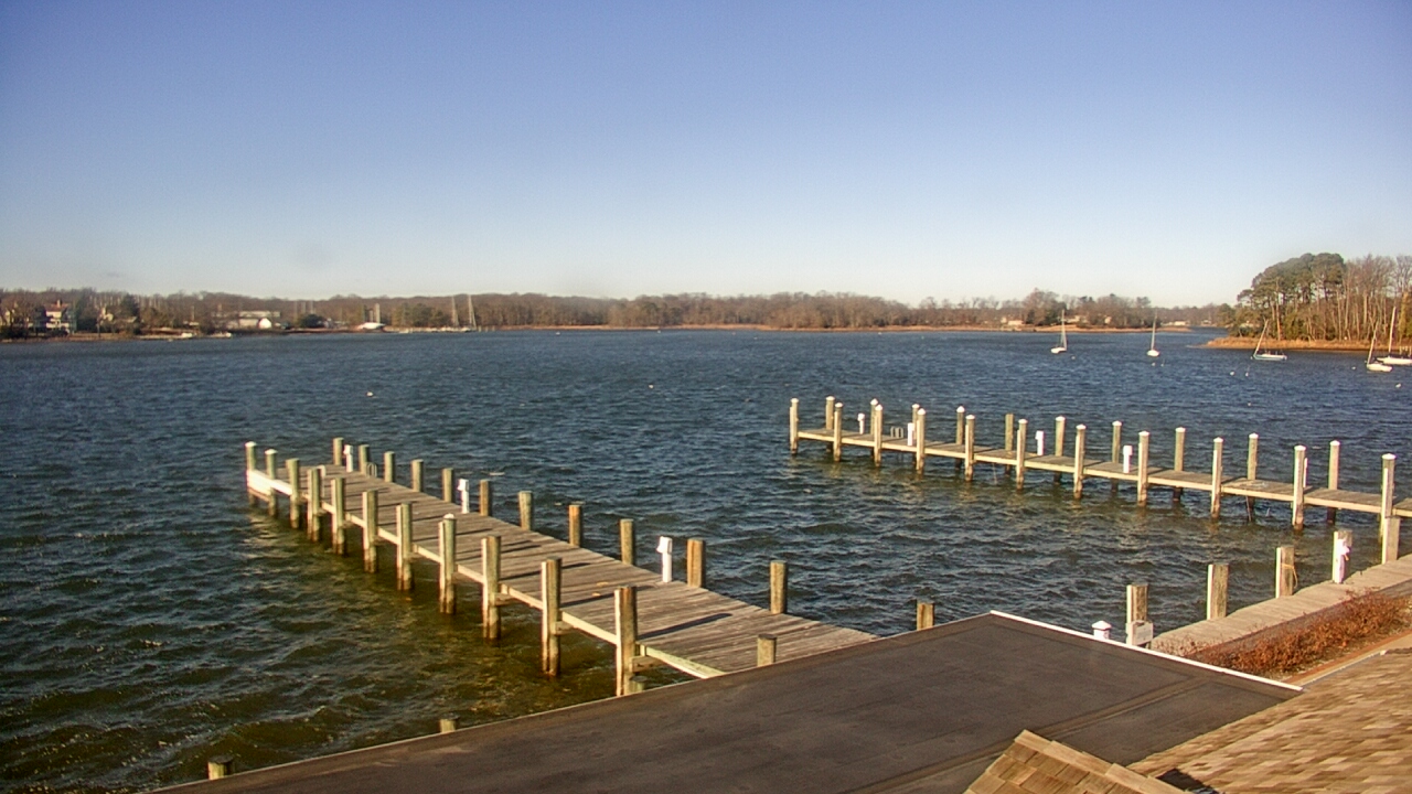 Thumbnail for current weather camera view from Gibson Island Club in Gibson Island, Maryland