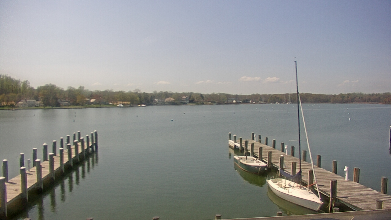 Thumbnail for current weather camera view from Gibson Island Club in Gibson Island, Maryland