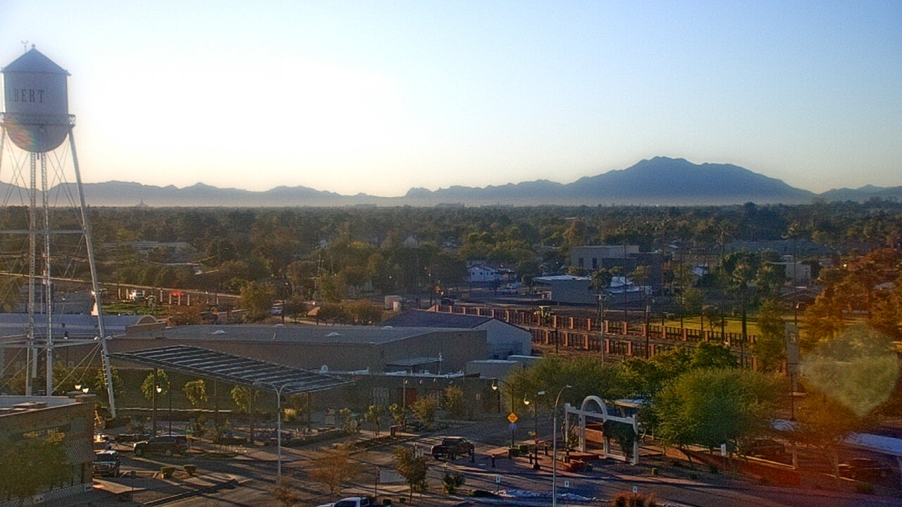 Thumbnail for current weather camera view from Town of Gilbert in Gilbert, Arizona