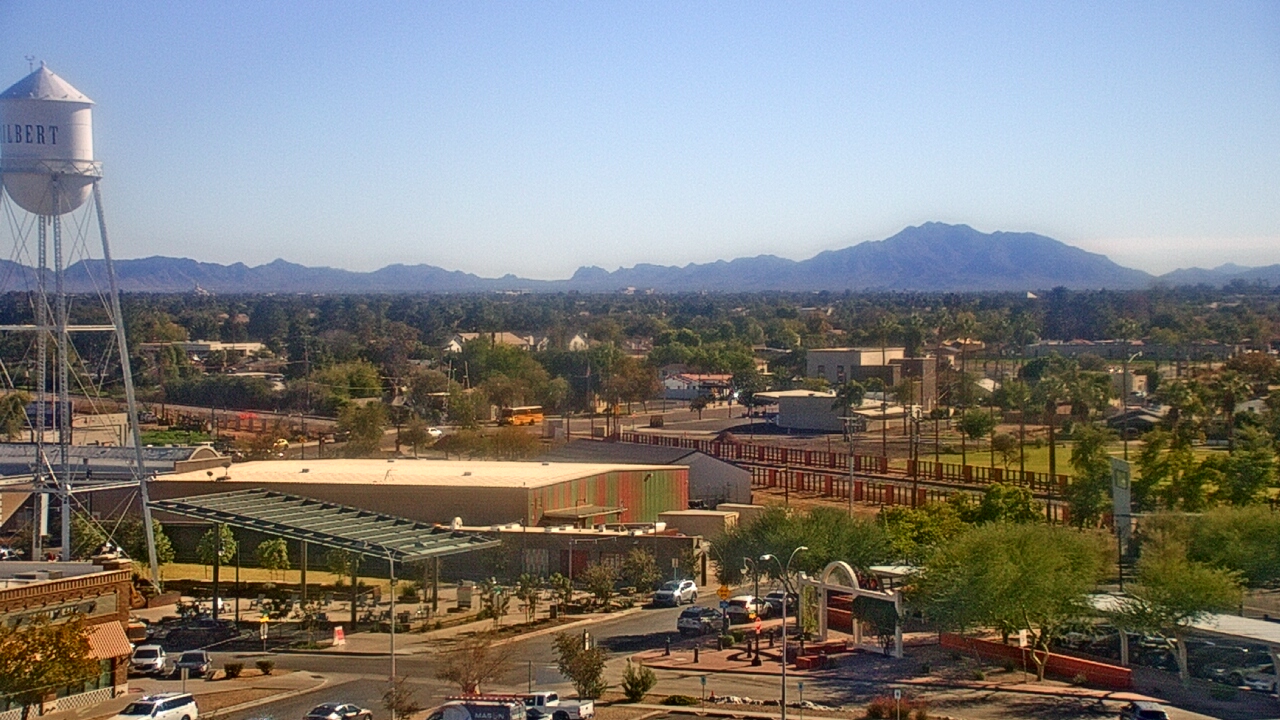 Thumbnail for current weather camera view from Town of Gilbert in Gilbert, Arizona