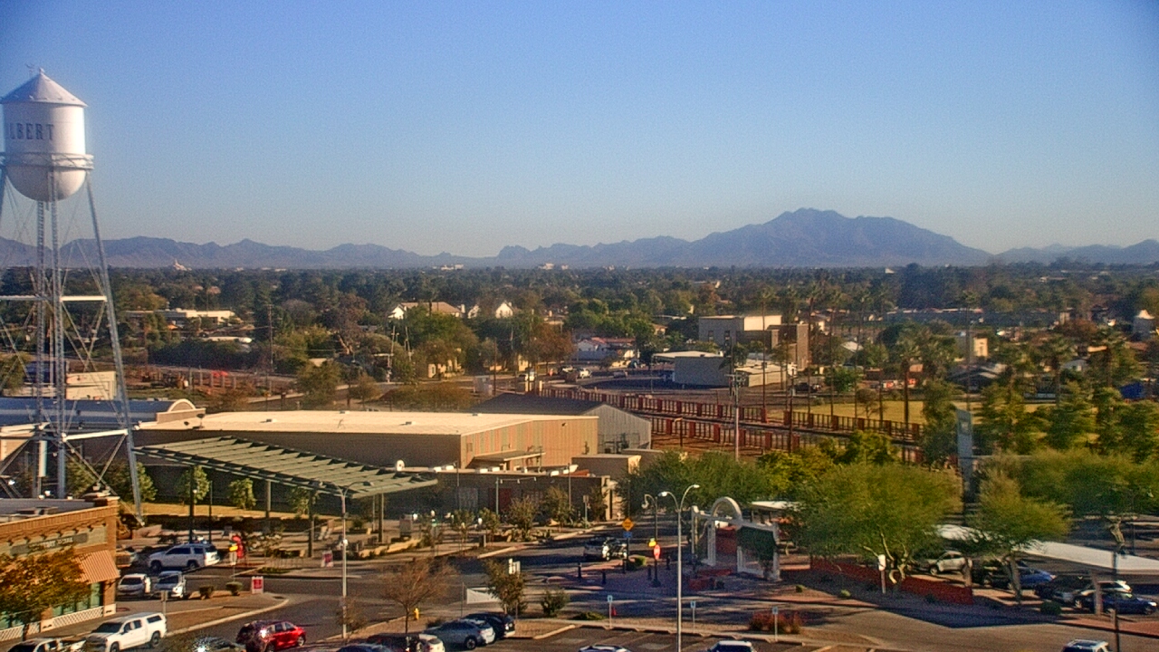 Thumbnail for current weather camera view from Town of Gilbert in Gilbert, Arizona