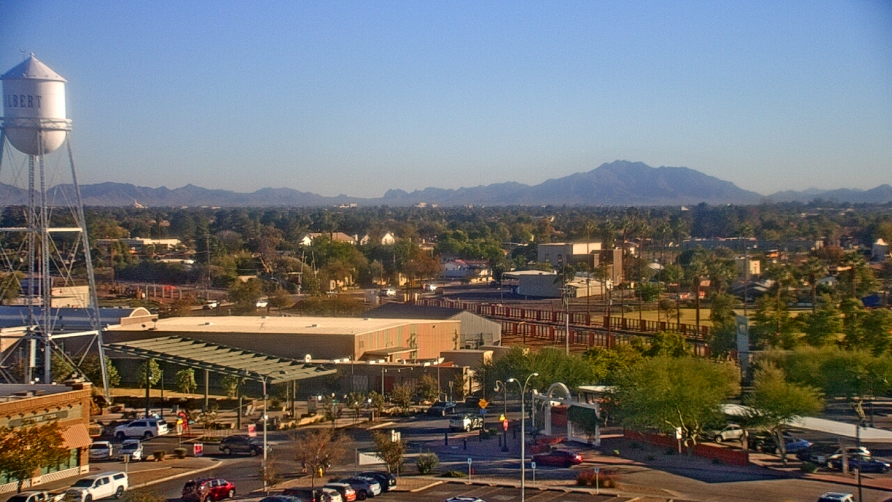 Thumbnail for current weather camera view from Town of Gilbert in Gilbert, Arizona