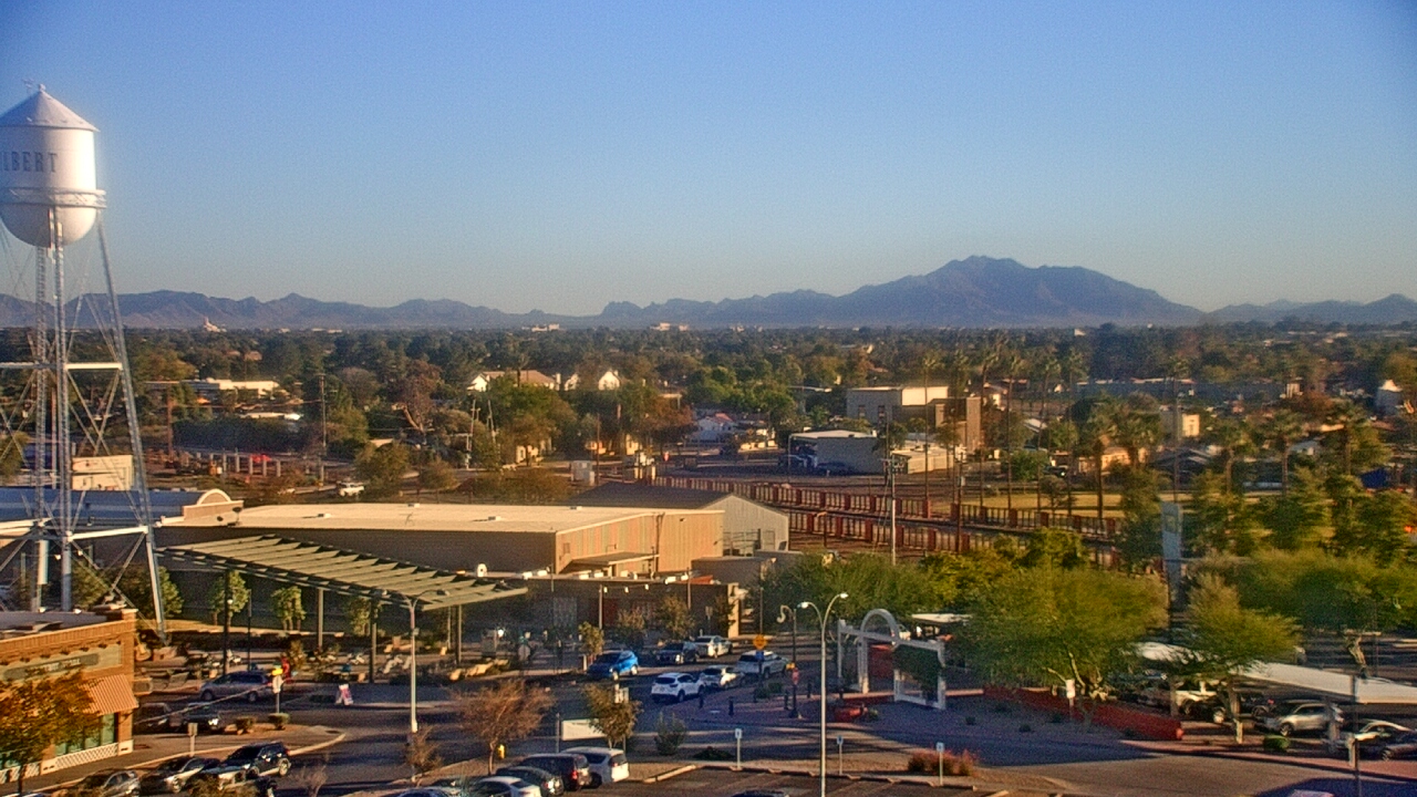 Thumbnail for current weather camera view from Town of Gilbert in Gilbert, Arizona