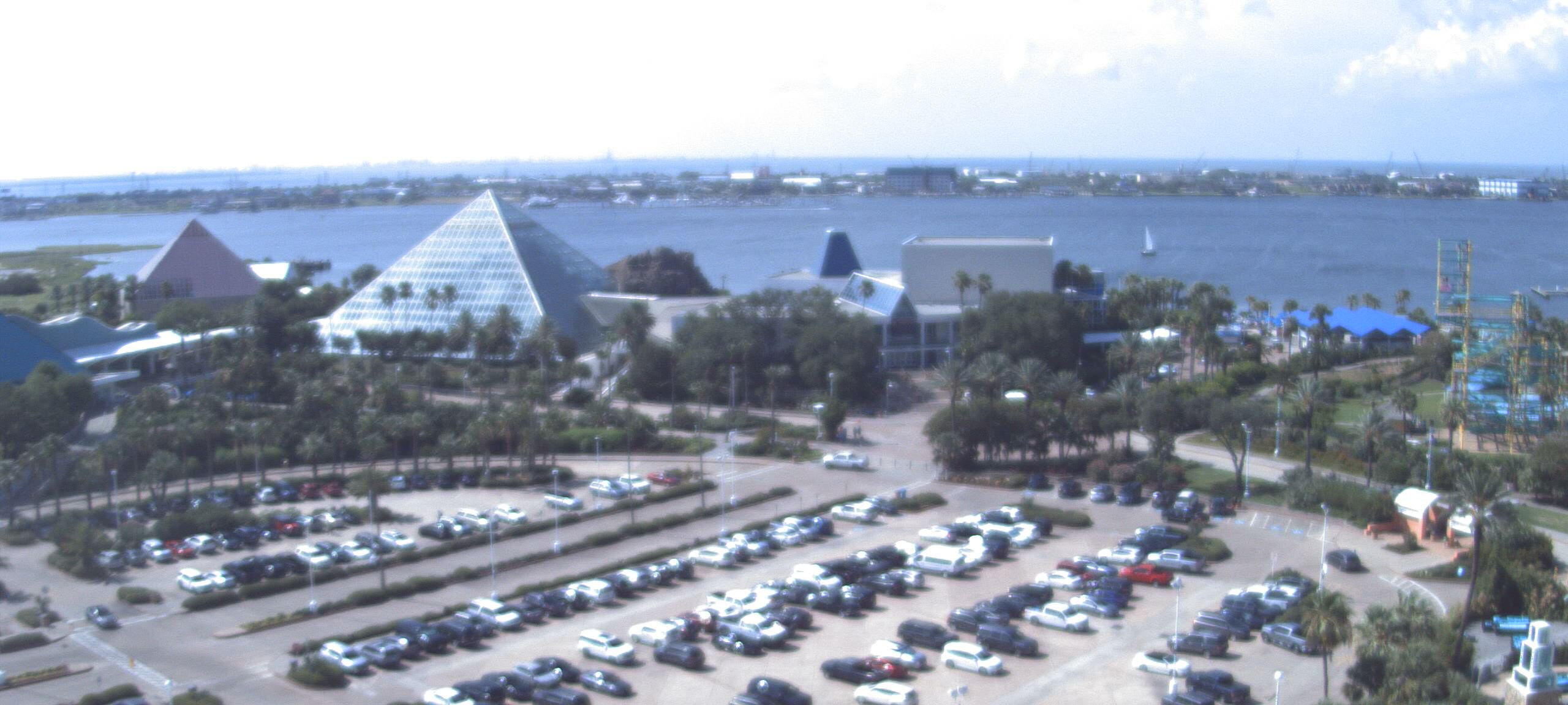 Thumbnail for current weather camera view from Moody Gardens Inc. in Galveston, Texas