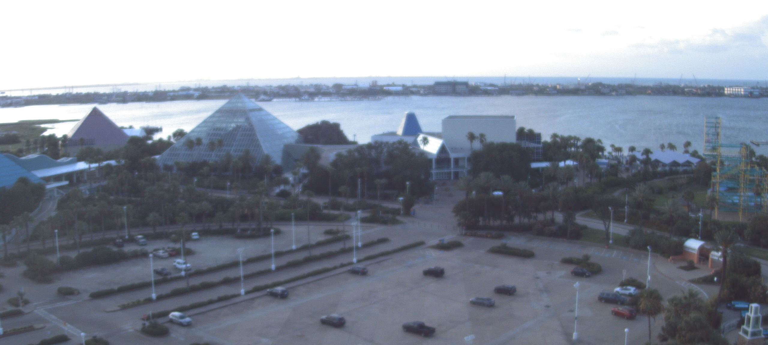 Thumbnail for current weather camera view from Moody Gardens Inc. in Galveston, Texas