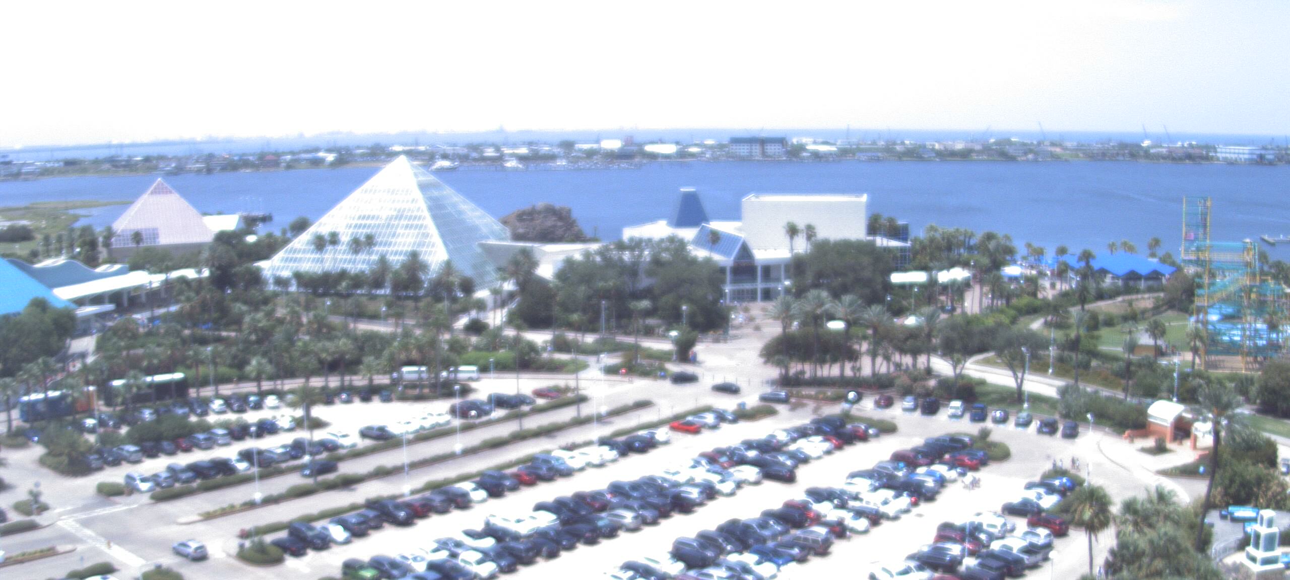 Thumbnail for current weather camera view from Moody Gardens Inc. in Galveston, Texas
