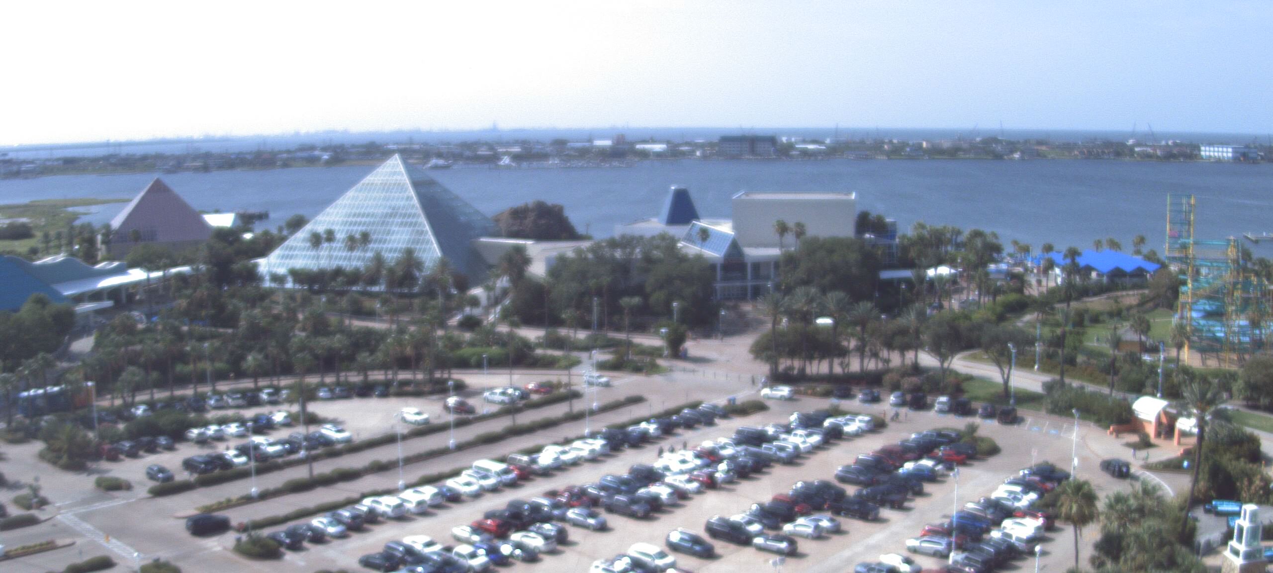 Thumbnail for current weather camera view from Moody Gardens Inc. in Galveston, Texas