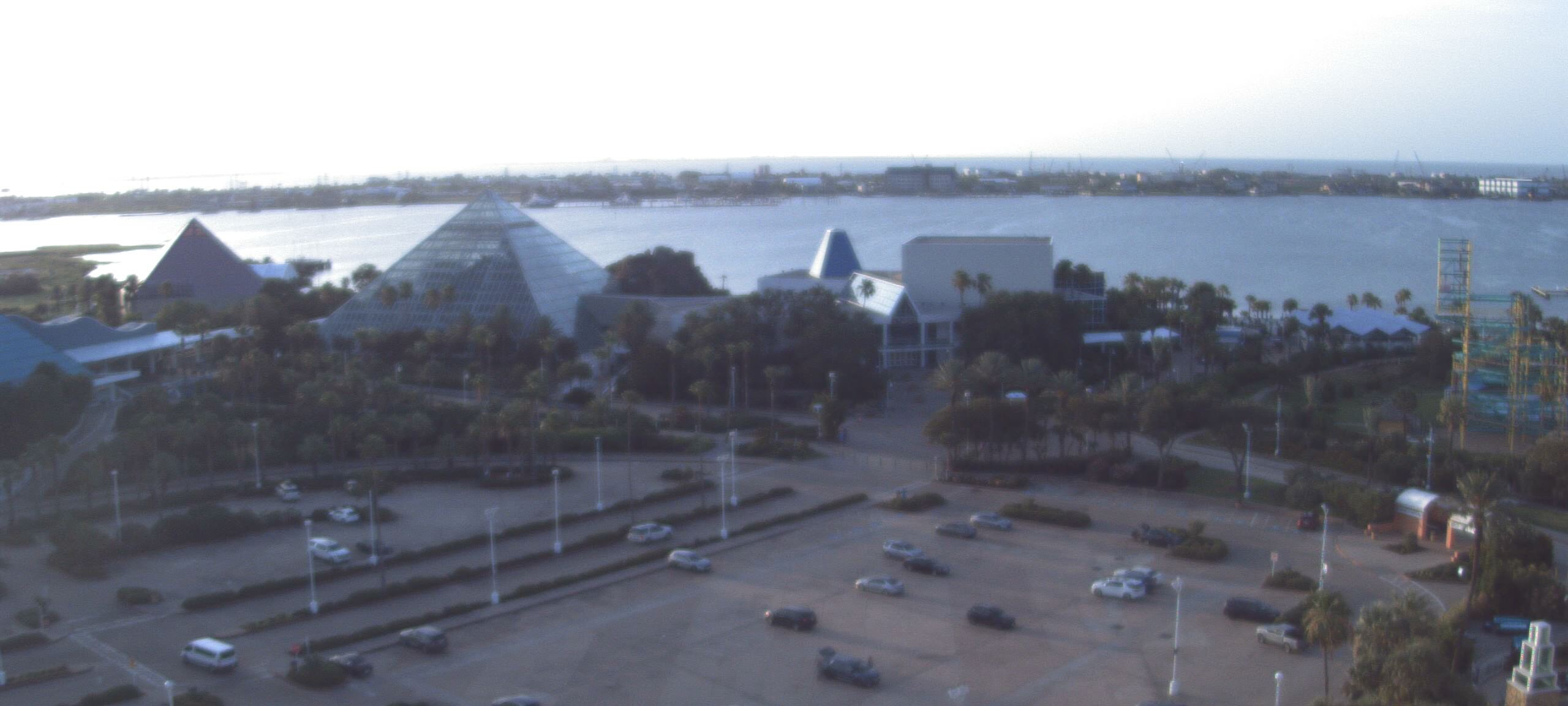 Thumbnail for current weather camera view from Moody Gardens Inc. in Galveston, Texas