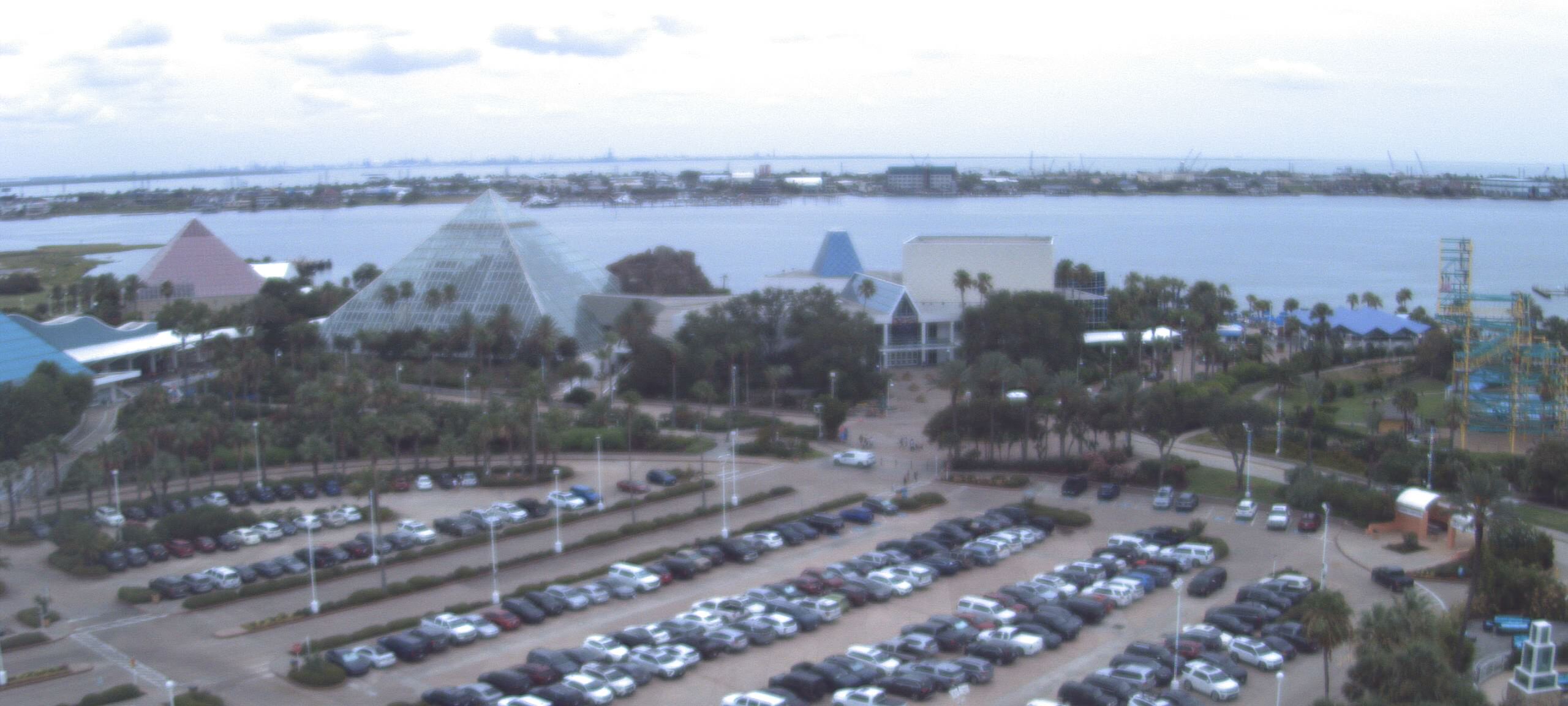 Thumbnail for current weather camera view from Moody Gardens Inc. in Galveston, Texas