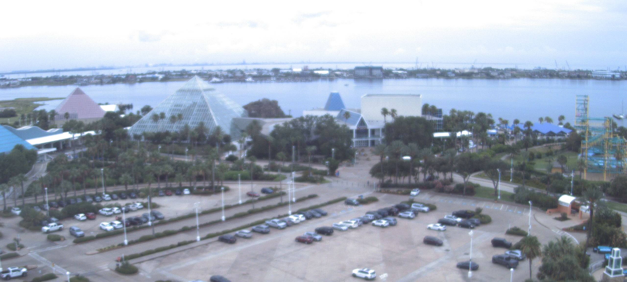Thumbnail for current weather camera view from Moody Gardens Inc. in Galveston, Texas