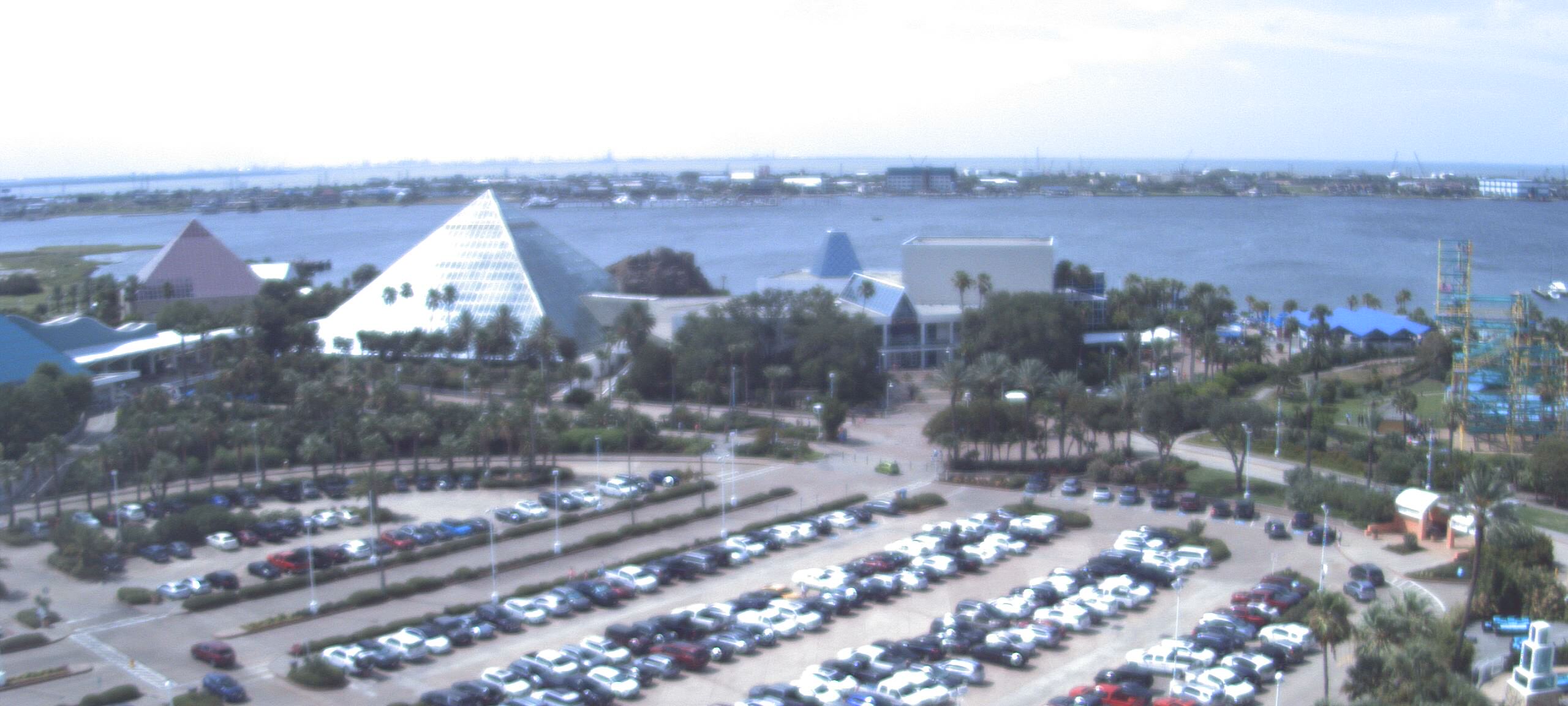 Thumbnail for current weather camera view from Moody Gardens Inc. in Galveston, Texas